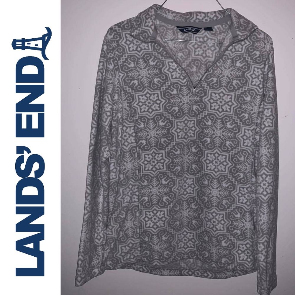 Lands' End Snowflake Fleece